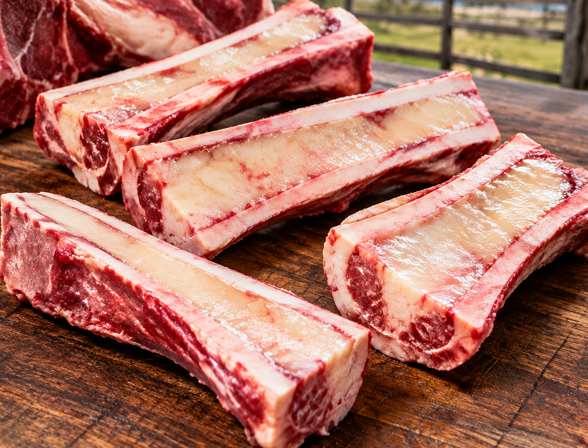 Canoe Marrow Bones (4 per pack)