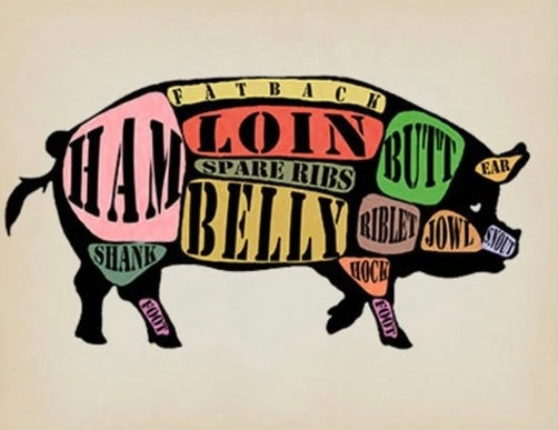 Pork — by the quarter, half or whole.