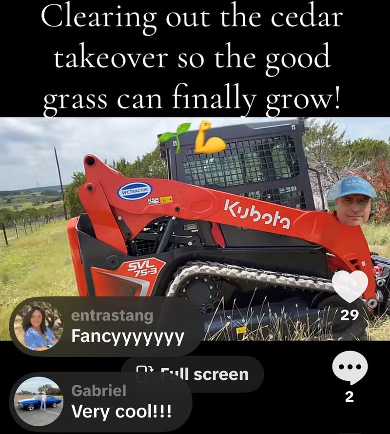 Clearing Cedar ! 2026 Kubota SVL-3