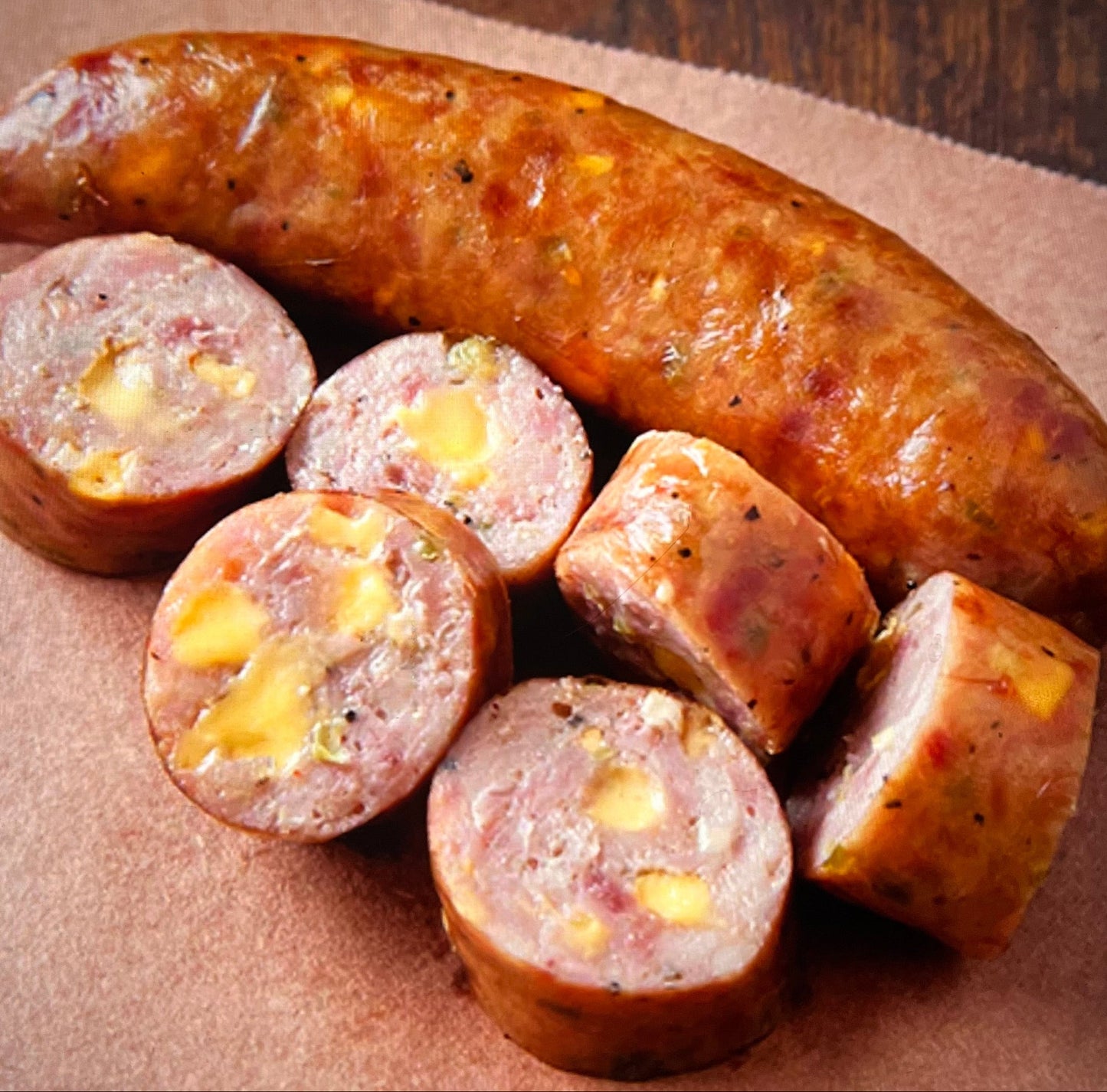 Pork Jalapeno Cheese German Sausage (pkg of 5)