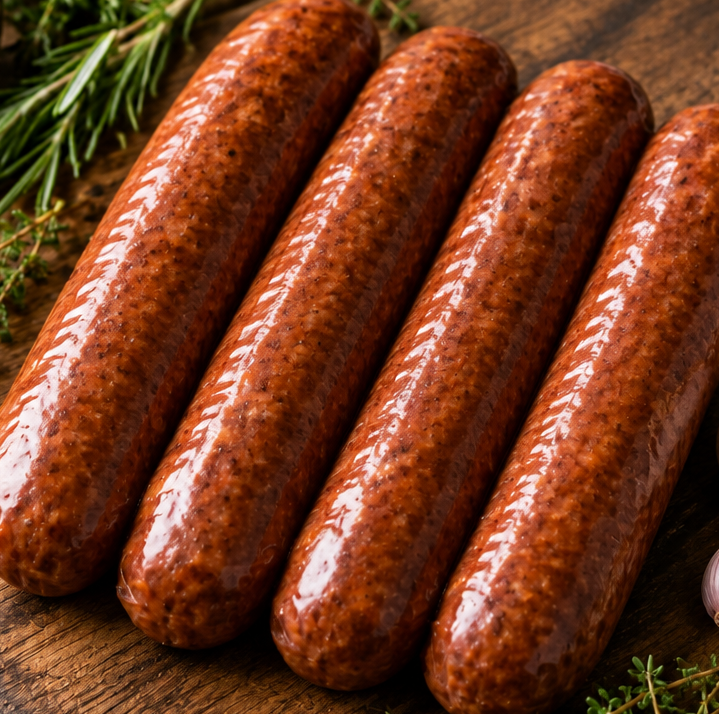 Beef Kielbasas - Jalapeno Chadder (4 per pack)